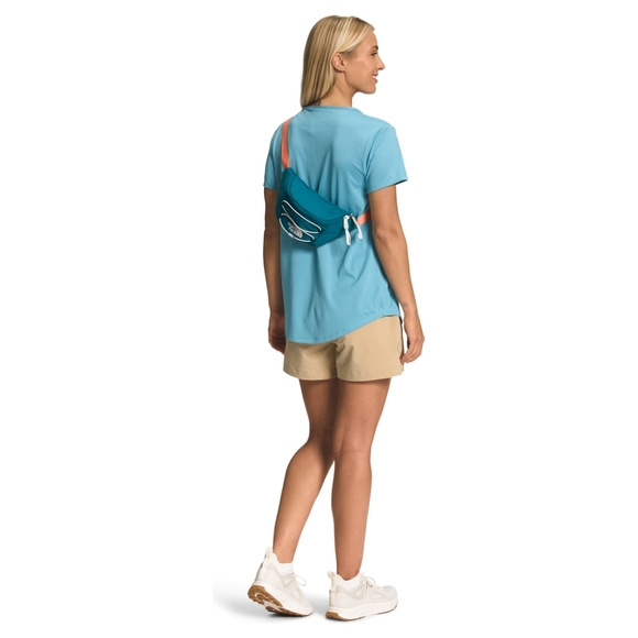 The North Face Jester Lumbar in Blue/Coral - Picture 3 of 4